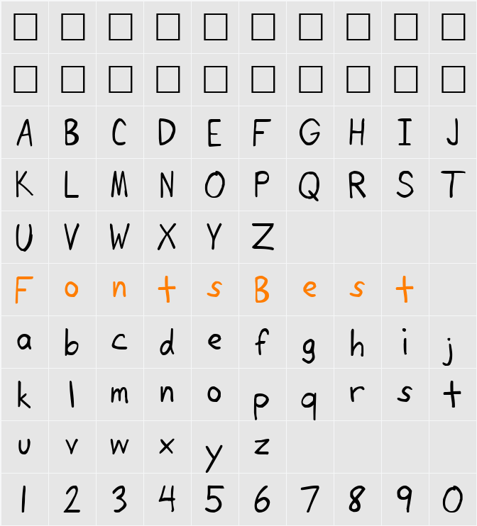 SargonOne41 Character Map