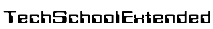 TechSchoolExtended Font Image