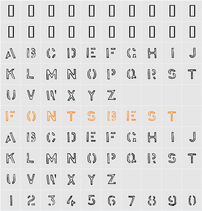 Stockstill Character Map