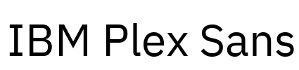 IBM Plex Sans Font Image