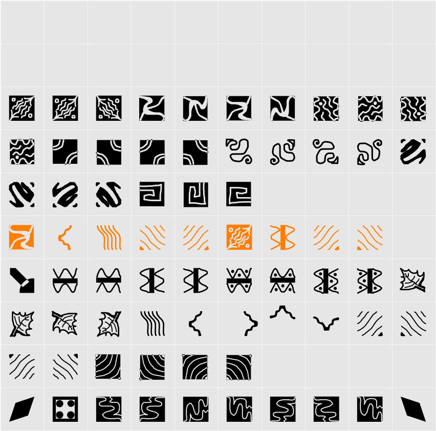 Builder8 Character Map