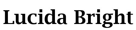 Lucida Bright