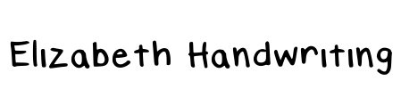 Elizabeth Handwriting
