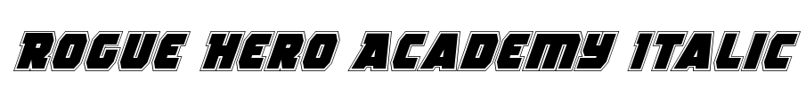 Rogue Hero Academy Italic