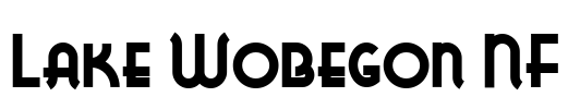 Lake Wobegon NF Font Image