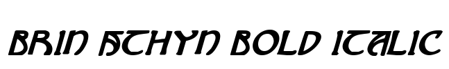 Brin Athyn Bold Italic