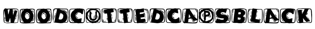 WoodcuttedCapsBlack