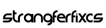 strangferfixcs Font Image