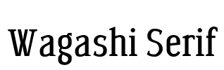 Wagashi Serif