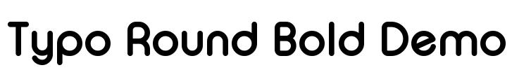 Typo Round Bold Demo