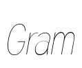 Gram Font Image