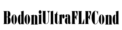 BodoniUltraFLFCond