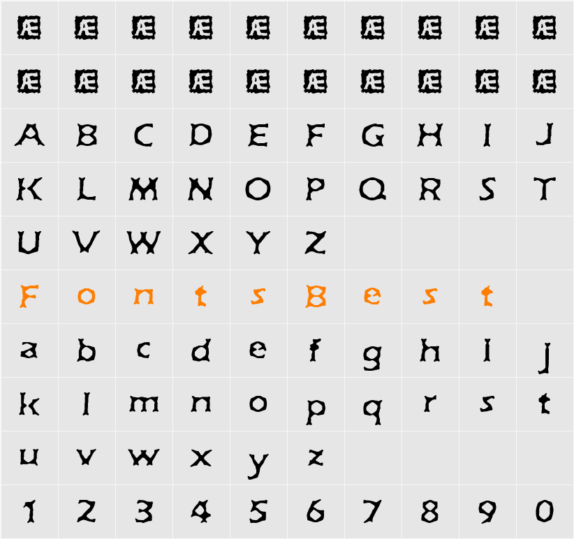 Jekyll BRK Character Map