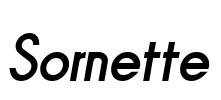 Sornette Font Image
