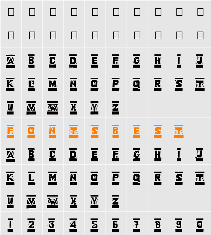 Linoleum Character Map
