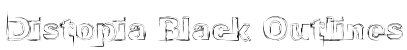 Distopia Black Outlines