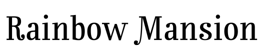 Rainbow Mansion Font Image