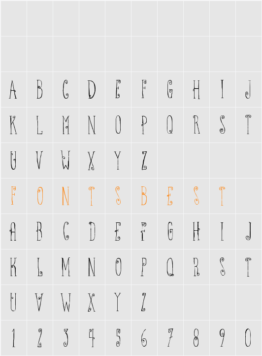 Ritornelos Character Map