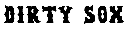 dirty sox Font Image