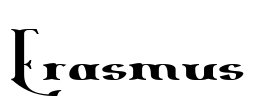 Erasmus Font Image