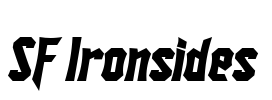 SF Ironsides Font Image
