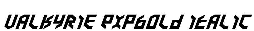 Valkyrie ExpBold Italic Font Image