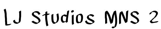 LJ Studios MNS 2 Font Image