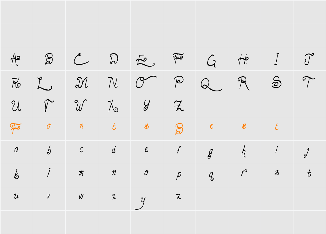 Lunar Oatmeal Character Map