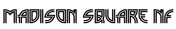 Madison Square NF Font Image