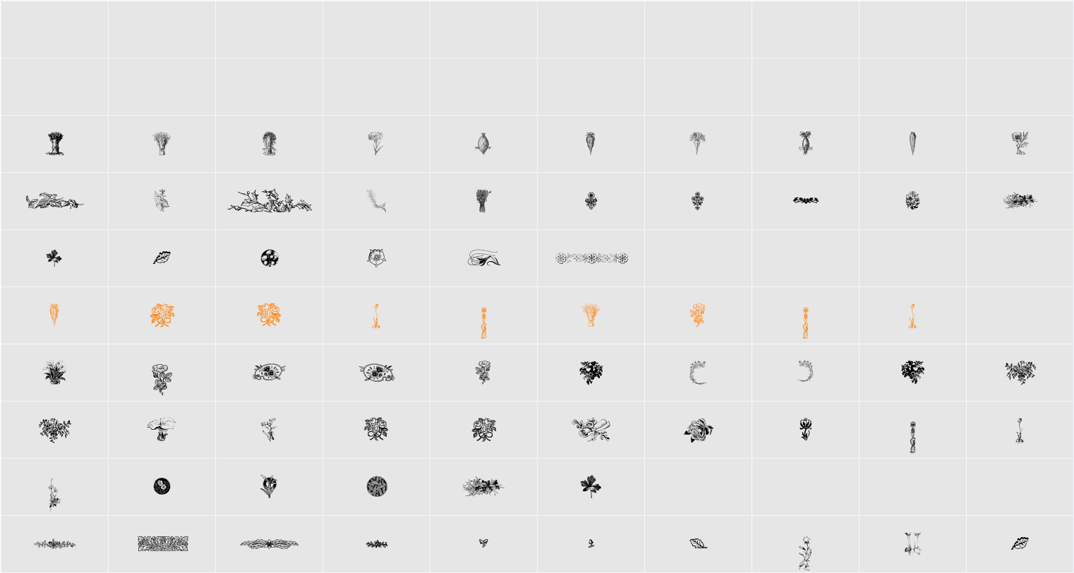 Vegetable Breathe Free Two Character Map