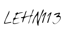 LEHN113 Font Image