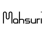Mahsuri Font Image
