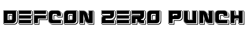 Defcon Zero Punch