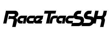 RaceTracSSK Font Image