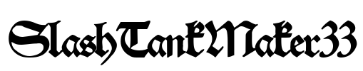 SlashTankMaker33 Font Image