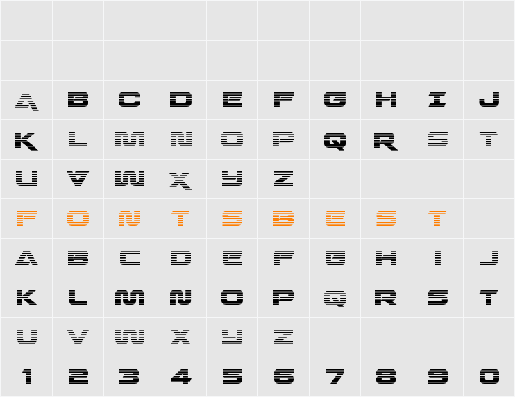 Quark Storm Gradient Character Map