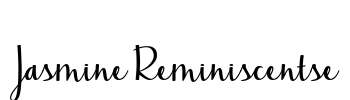 Jasmine Reminiscentse