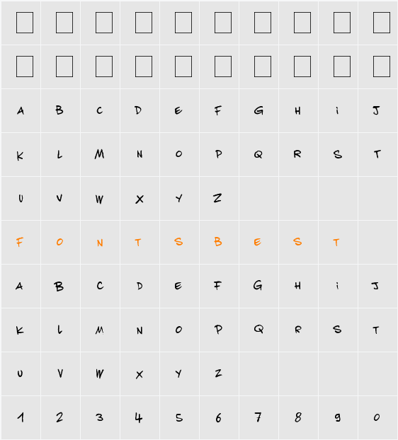achille nzoda Character Map