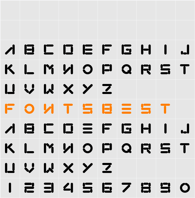LOXO Character Map