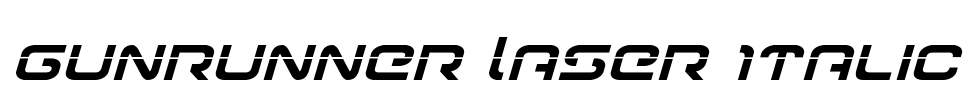 Gunrunner Laser Italic