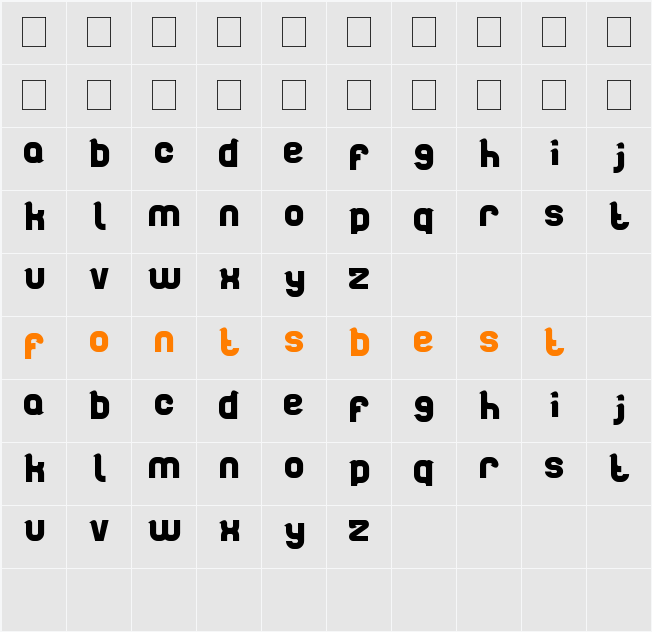 artistic Character Map
