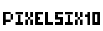 PixelSix10 Font Image