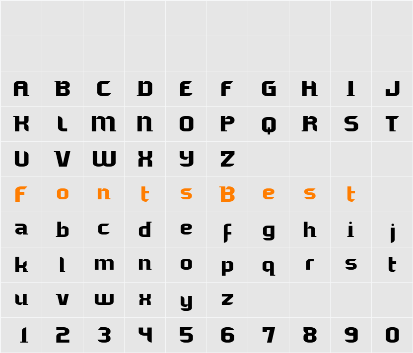 OWOReactor Character Map