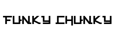 FUNKY CHUNKY Font Image