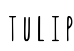 Tulip Font Image