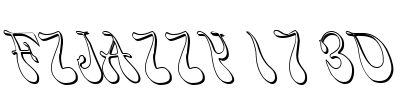 FZ JAZZY 17 3D Font Image