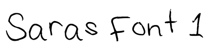 Saras Font 1