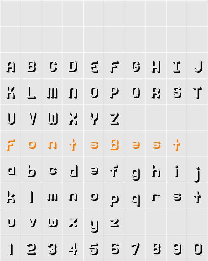Knochen 3D Shade Character Map
