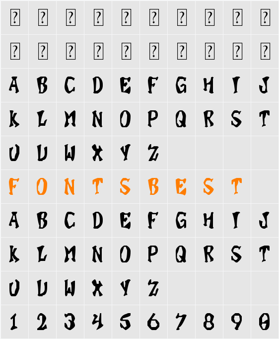 Super Bonus Character Map