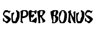 Super Bonus Font Image